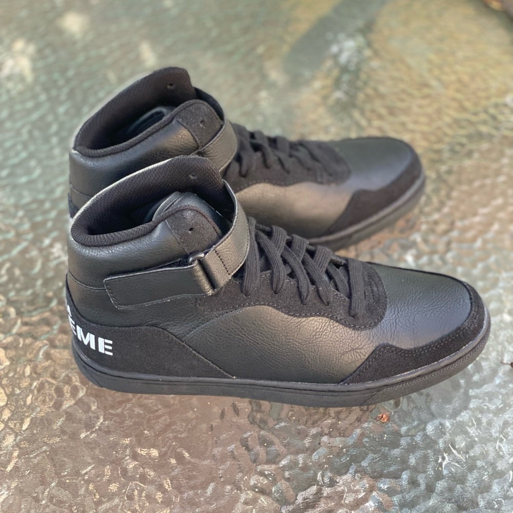 DADA SUPREME MEN'S HIGH TOP FASHION SNEAKERS BLACK